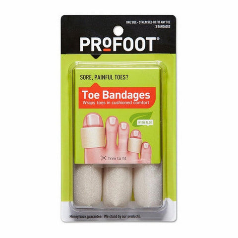 Profoot, Toe Bandages One Size, 3 Each Profoot