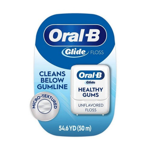 Oral-B, Glide Floss Healthy Gums Unflavored, 54.6 Yards