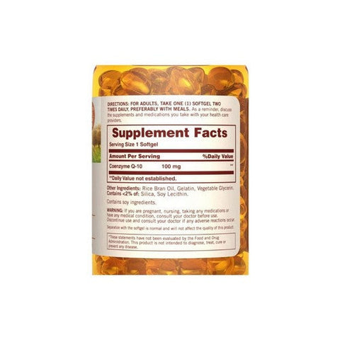Sundown Naturals, Co Q-10, 100 mg, 40 caps Sundown Naturals