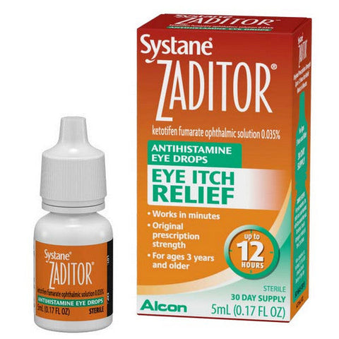 Systane, Zadiator Eye Itch Relief Antihistamine Eye Drops, 5 Ml Systane