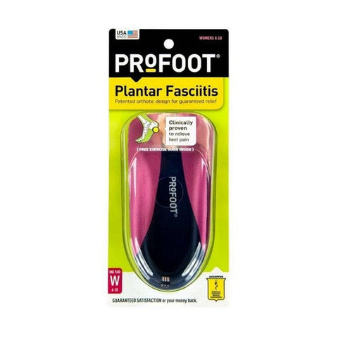 Profoot, Women's Plantar Fasciitis Orthotics, 1 Pair, Size 6-10 Profoot