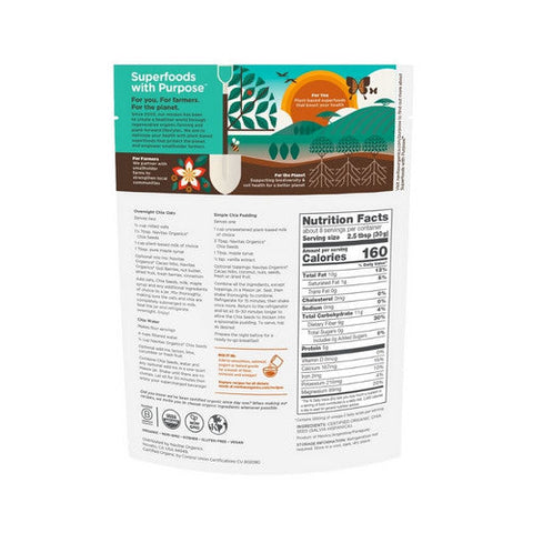 Navitas Organics, Organics Chia Seeds, 8 Oz Navitas Organics