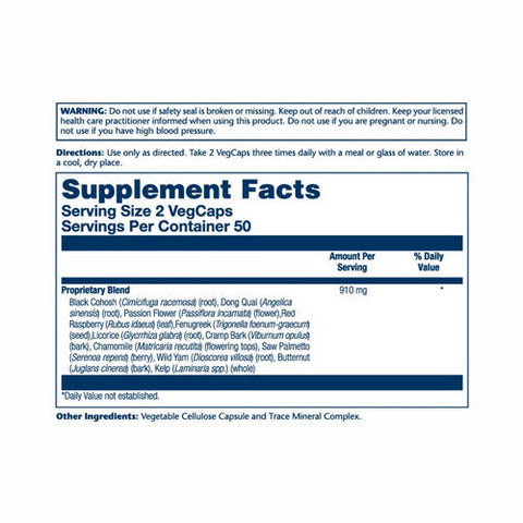 Solaray, Female Hormone Blend SP-7C, 100 Caps Solaray