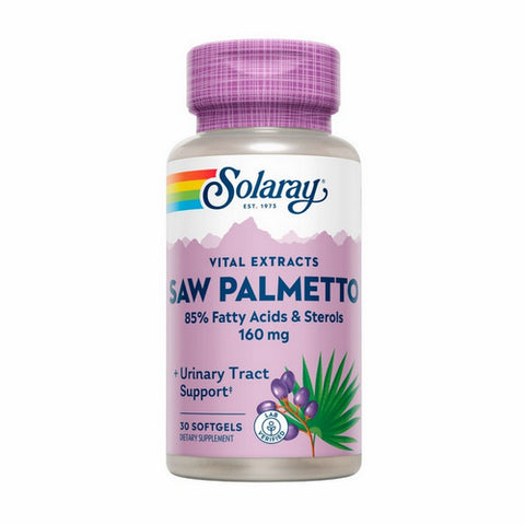 Vital Extracts Saw Palmetto 30 Softgels by Solaray