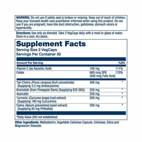 Solaray, Total Cleanse Uric Acid, 60 Veg Caps Solaray