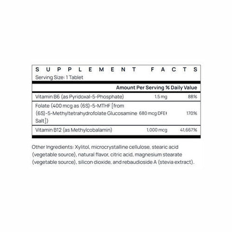 Jarrow Formulas, Methyl B-12 & Methyl Folate, Lemon 100 Lozenges Jarrow Formulas