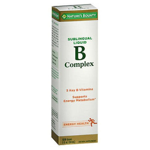 Nature's Bounty, Nature's Bounty Vitamin B Complex Sublingual Liquid, 24 X 2 Oz Nature's Bounty