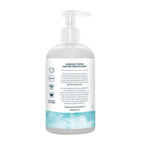 Kirk's Natural Products, Hydrating Hand Wash Fragrance Free, 12 Oz Kirk's Natural Products