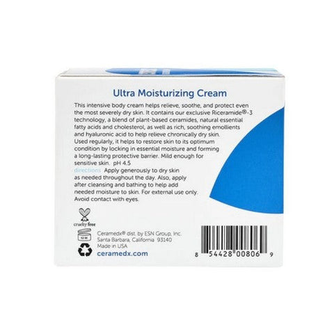 Ceramedx, Ultra Moisturising Cream Fragrance Free, 6 Oz Ceramedx