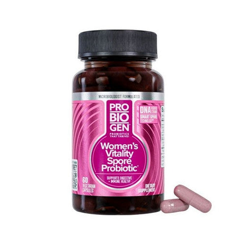 Probiogen, Women's Daily Vitality Spore Probiotic With Smart Spore Technology, 60 Veg Caps Probiogen