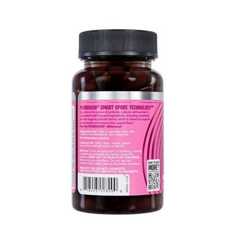 Probiogen, Women's Daily Vitality Spore Probiotic With Smart Spore Technology, 60 Veg Caps