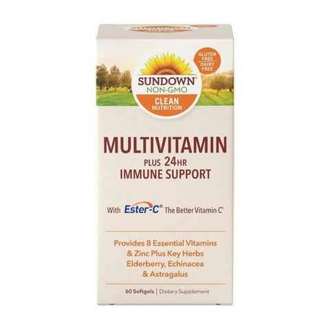 Sundown Naturals Multi + Daily Immune Support Softgels 60 Caps by Sundown Naturals