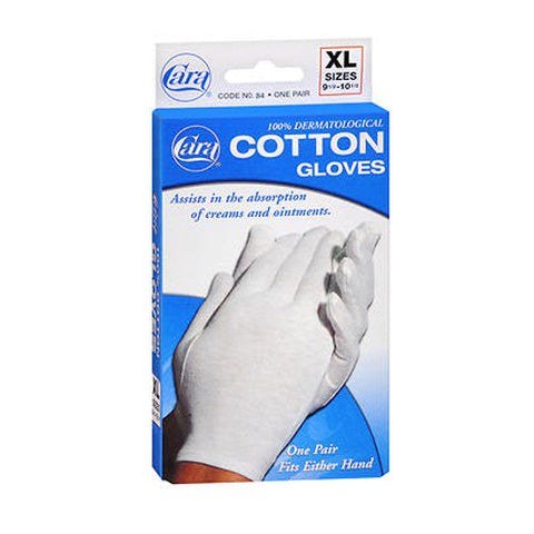 Cara, Dermatological Cotton Gloves Xtra Large, 1 Pair Cara