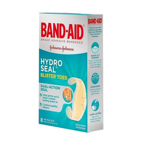 Band-Aid, Hydro Seal Blister Toes Hydrocolloid Gel Bandages, 8 Each Band-Aid