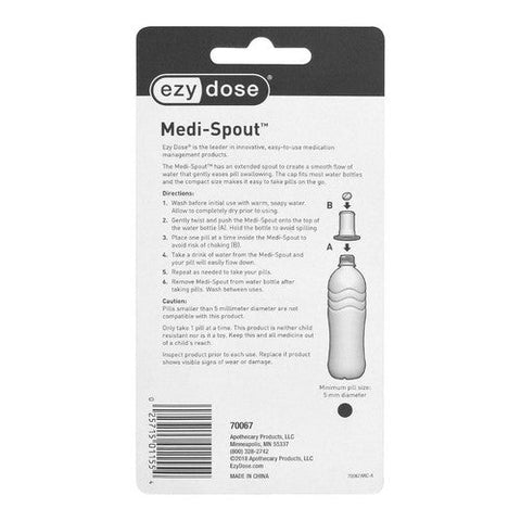Ezy Dose, Medi Spout Pill Assist Cap, 1 Each Ezy Dose