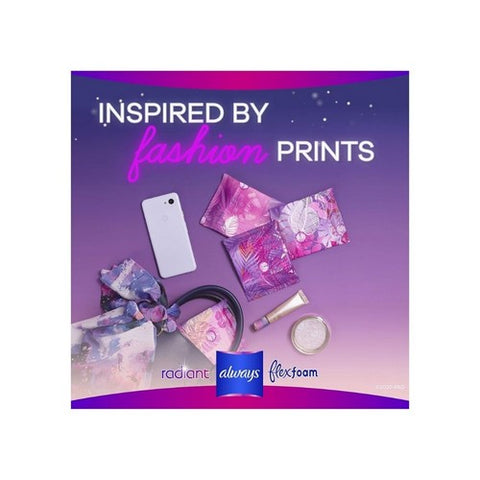 Always Discreet, Radiant Pads Size 4 Overnight With Flexi-Wings Light Clean, 10 Each