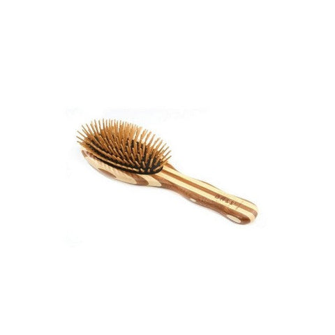 Bass Brushes, Large Oval Cushion Wood Bristle Salon Brush, 1 Each Bass Brushes