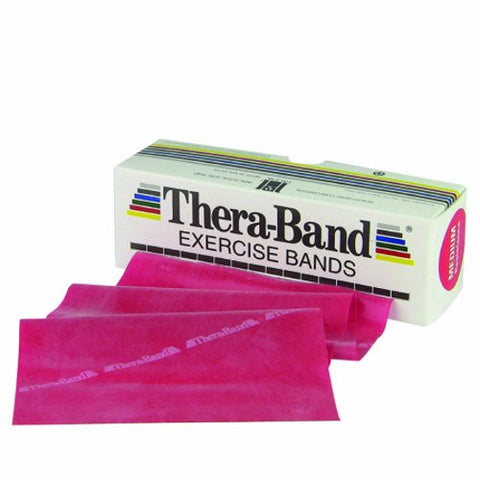 Thera-Band, Exercise Resistance Band Thera-Band  Red 5 Inch X 6 Yard Light Resistance, Count of 1 Thera-Band