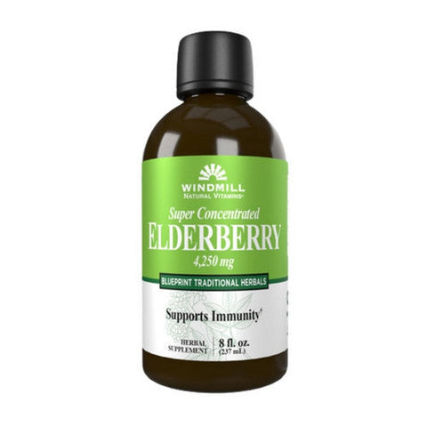 Windmill Health, Super Concentrated Black Elderberry, 4250 mg, 8 Oz Windmill Health