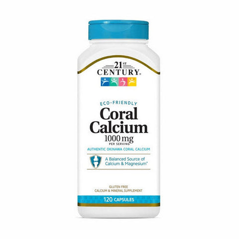 21st Century, Coral Calcium, 1000 mg, 120 Caps 21st Century