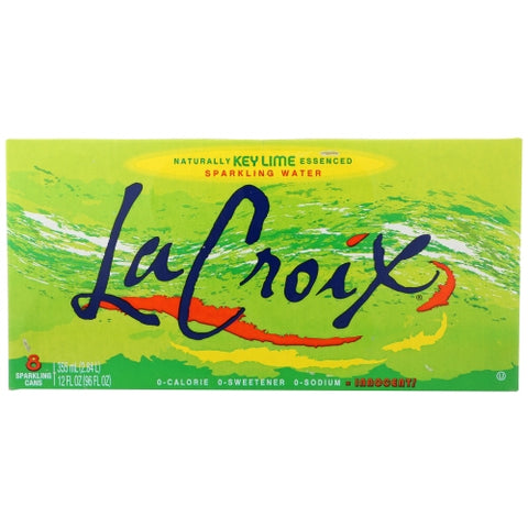 Wtr Spark Key Lme 8Pk 12Z Case of 3 X 96 Oz by La Croix