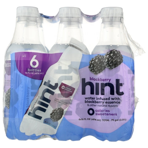 Water Blackberry 6Pk Case of 4 X 96 Oz by Hint