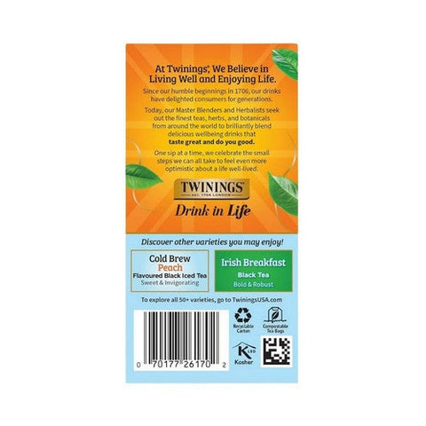 Twinings Tea, Tea Cold Brw Grn Mint, 20 Bags(Case Of 6) Twinings Tea