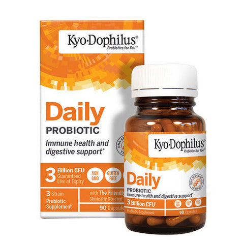 Kyolic, Kyo-Dophilus Daily Probiotic, 3 Billion CFU, 90 Caps Kyolic