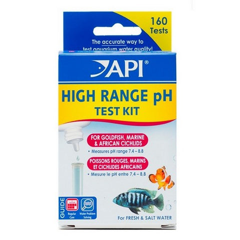 API, pH High Range Test Kit FW & SW, 160 Tests API