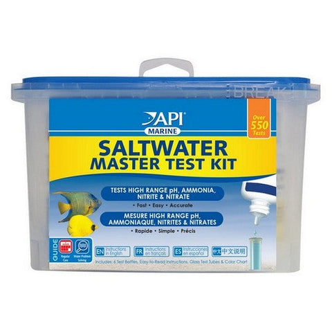 API, Saltwater Master Test Kit, 550 Tests API