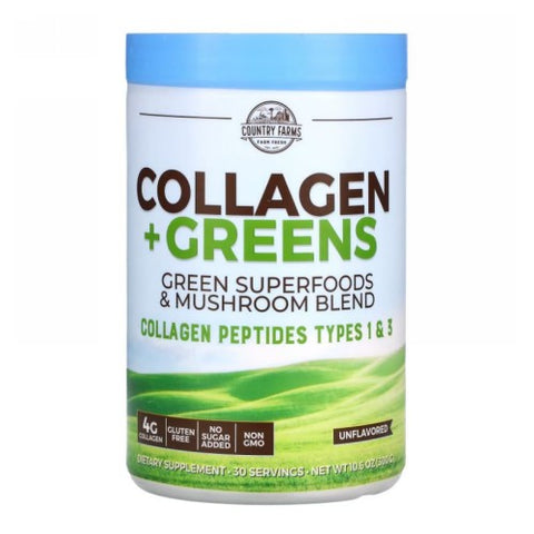 Country Farms, Collagen + Greens, 10.6 Oz Country Farms