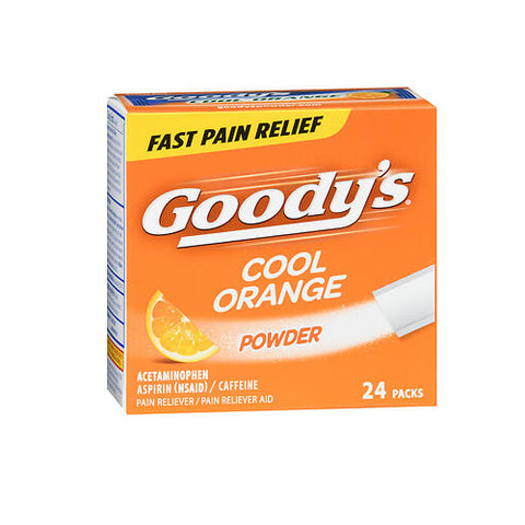Pain Reliever Powder Packs Cool Orange 24 Count by Goody's