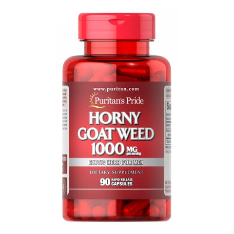 Puritan's Pride, Horny Goat Weed, 1000 mg, 90 Rapid Release Capsules Puritan's Pride