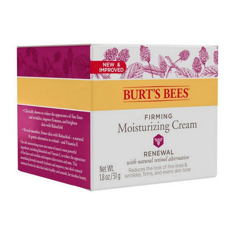 Burts Bees, Renewal Firming Moisturizing Cream, 1.8 Oz