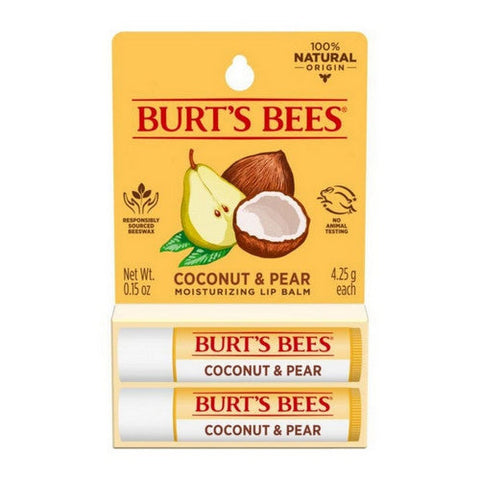 Burts Bees, Coconut And Pear Lip Balm Blister Box, 0.15 Oz