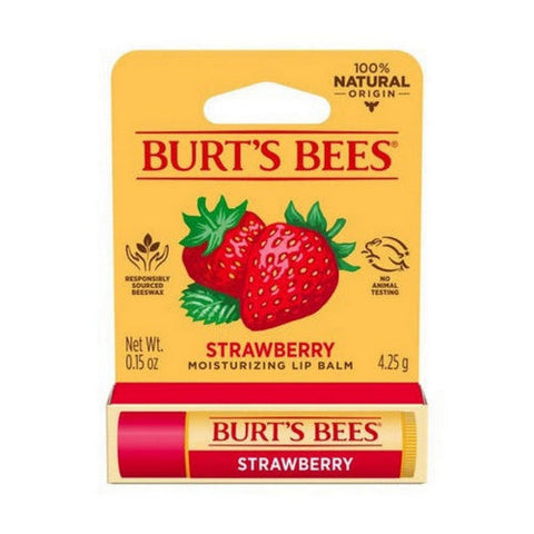 Burts Bees, Blister Box Strawberry Lip Balm, 0.15 Oz