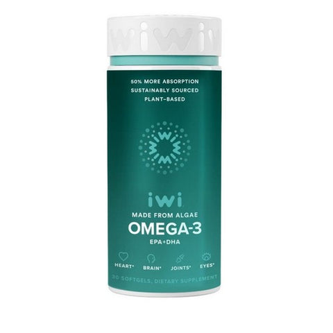 Made From Algae Omega-3 Epa Plus Dha 30 Softgels by iwi