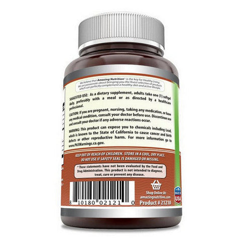 Amazing Nutrition, Amazing Omega Flaxseed Oil, 1200 mg, 250 Softgels Amazing Nutrition