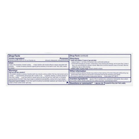 Sensodyne, Complete Protection Fluoride Toothpaste For Sensitive Teeth Mint, 3.4 Oz Sensodyne