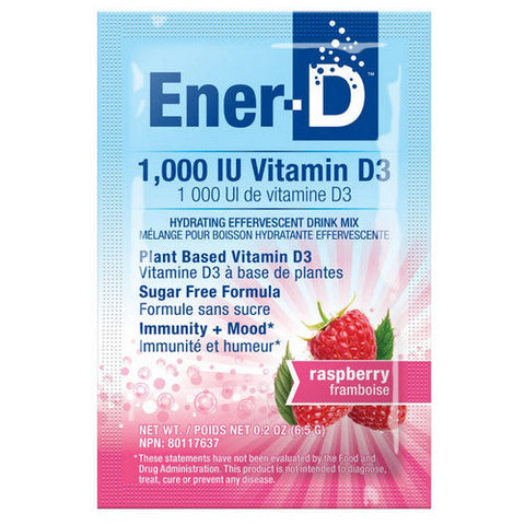 Ener-D, Ener-D Sugar Free Raspberry, 24 Count Ener-D
