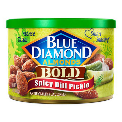 Almonds Bold Spicy Dill Pickle 6 Oz(Case Of 12) by Blue Diamond