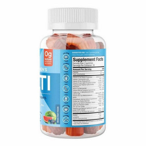 SUKU Vitamins, The Complete Mens Multi Gummy Vitamins Mixed Fruit Passion, 60 Gummies SUKU Vitamins