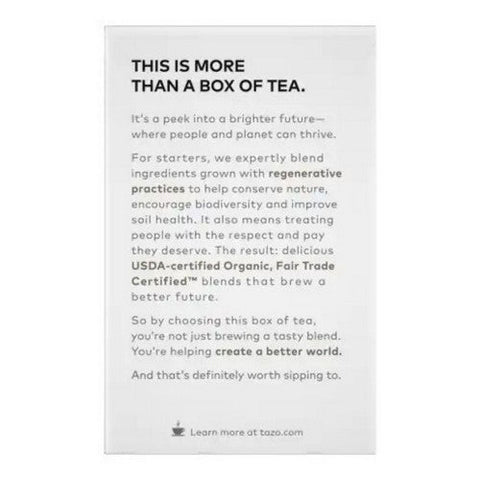 Tazo, Regenerative Organic Awake English Breakfast Tea, 16 Bags (Case Of 6) Tazo