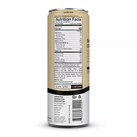Slate, Vanilla Latte, 11 Oz(Case Of 12) Slate