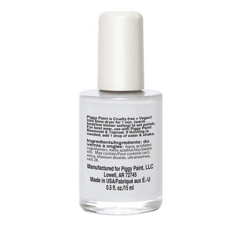 Piggy Paint, Snow Bunnys Perfect Nail Polish, 0.5 Oz Piggy Paint