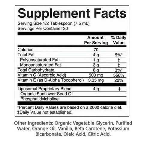 MaryRuth's, Citrus Vanilla Megadose Vitamin C Liposomal, 7.6 Oz MaryRuth's
