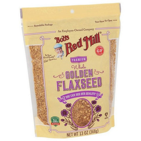Flaxseeds Golden Gluten Free 13 Oz (case Of 4) by Bobs Red Mill