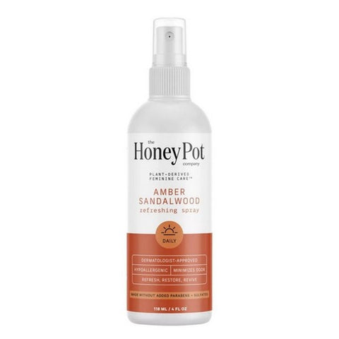 The Honey Pot, Amber Sandalwood Refreshing Spray, 4 Oz The Honey Pot