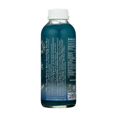 Valley Isle Kombucha, Blue Hawaii Coconut Plus Vanilla, 16 Oz (Case Of 6) Valley Isle Kombucha