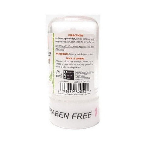 Thai Deodorant Stone, Thai Crystal Deodorant Stick, 4.25 Oz Thai Deodorant Stone